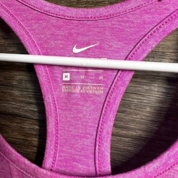 Nike Pink Athletic Fitted Tank Top - Picture 2 of 7